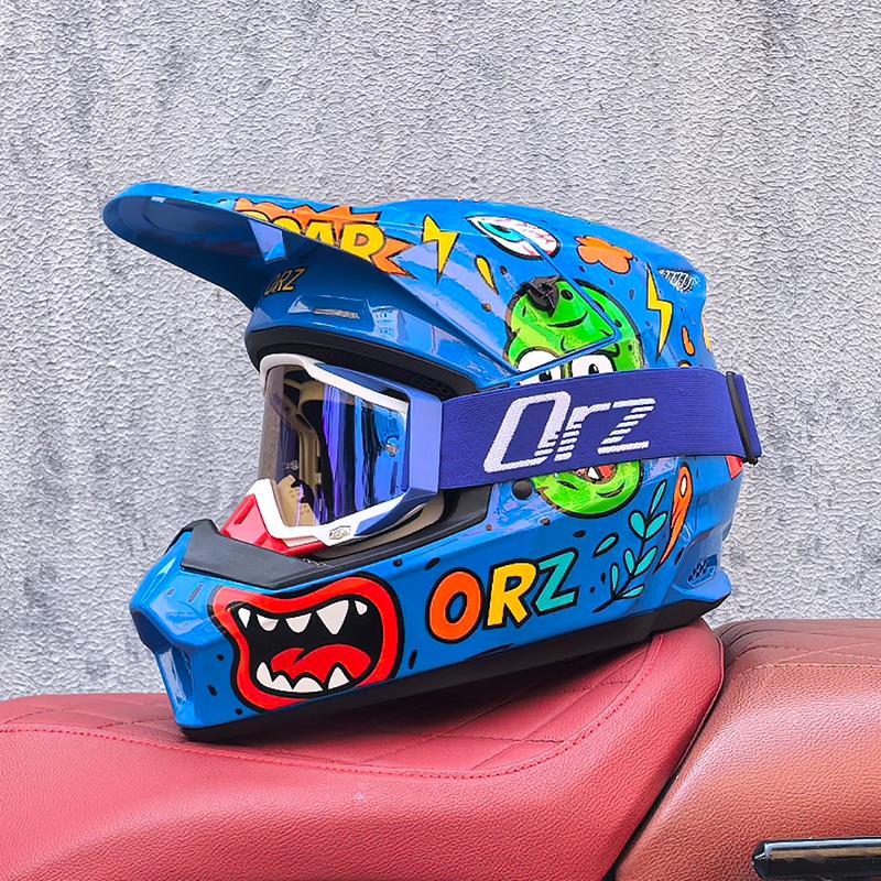 ORZ НОВЫЙ Мотошлем Внедорожный Шлем Велосипедный Downhill AM DH Cross Шлем Capacete Motocross Casco