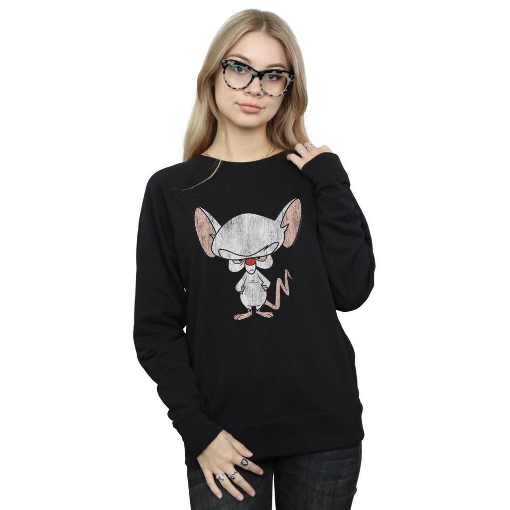 Animaniacs Womens/Ladies The Brain Classic Pose Sweatshirt