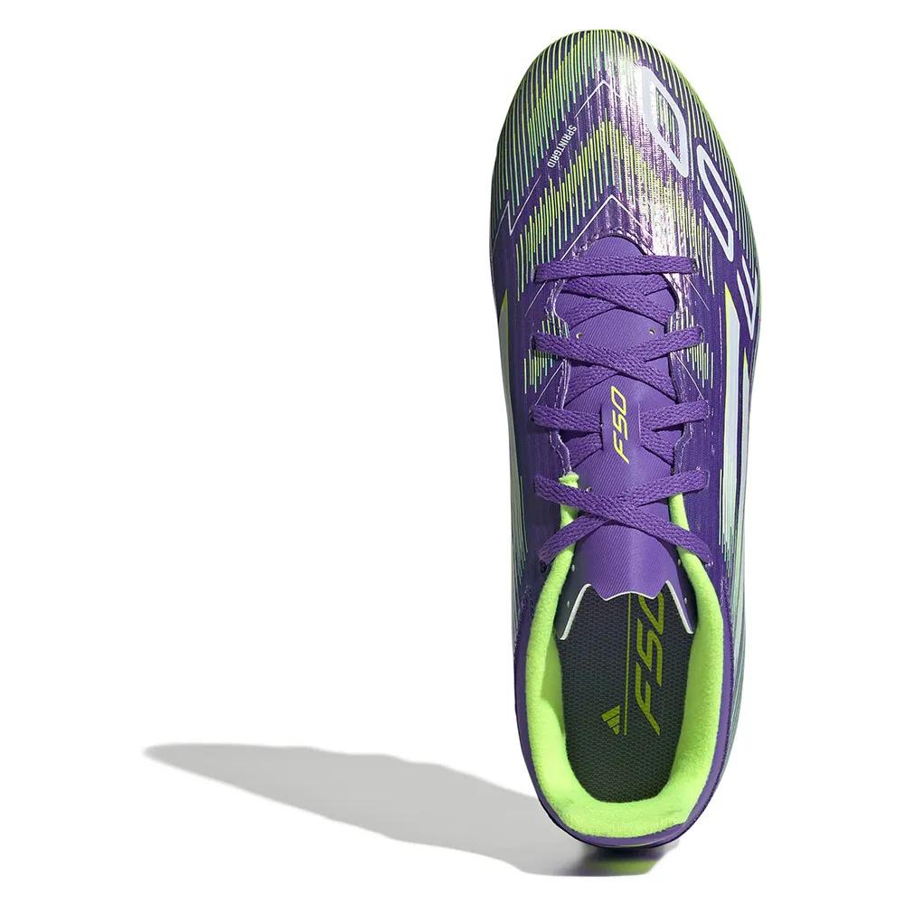 Adidas f50 club fg/mg soccer shoes synthetic upper purple