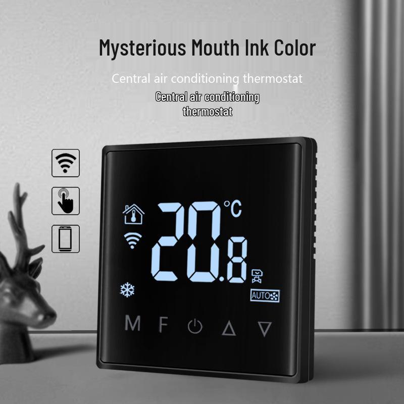 Умный термостат для кондиционера и панель дистанционного управления фанкойлом Tuya Zigbee WiFi