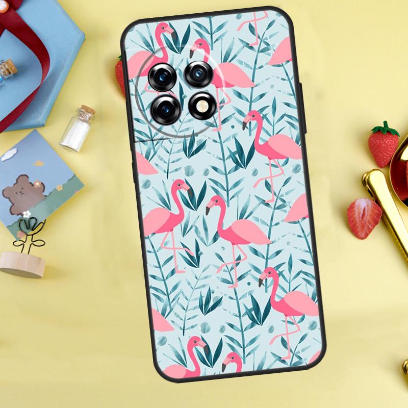 Pink Red Flamingo Case For OnePlus Nord 5 CE 2 3 4 Lite N20 N30 OnePlus 15 12R 13R 13 12 11 10 10T 13T Cover