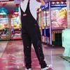 Комбинезон Li Ning X QQ Dance Collaboration Свободного Кроя Тканый Женский Комбинезон Стандартный-Черный AKXQ564-1