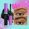 4-цветный карандаш для бровей Eyebrow Wild Eyebrow, водостойкий и не легко поддающийся трехмерному нанесению, натуральный жидкий карандаш для бровей 5 мл