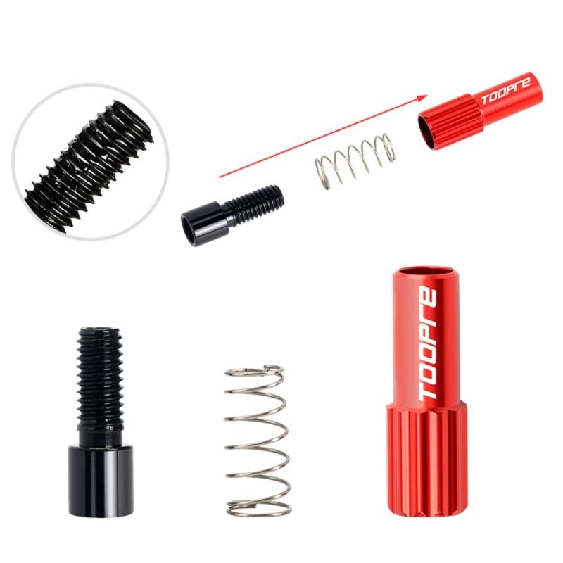 5Pcs Bike Brake Cable Shifter Connector Cable Tip End Crimp, Bike Derailleur Shifter Housing Line Regulator Brake Gear