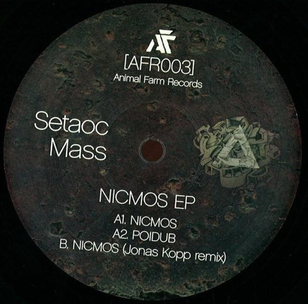 12-дюймовая пластинка SETAOC MASS - Nicmos EP AFR003 ANIMAL FARM 2013 UK Dance & Electronica Б/У