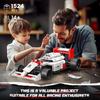 MOULD KING 10132 Модель гоночного автомобиля Формулы-1 1:10 суперспортивных конструкторских блоков для сборки спортивных автомобилей с зажимами (1524 детали)