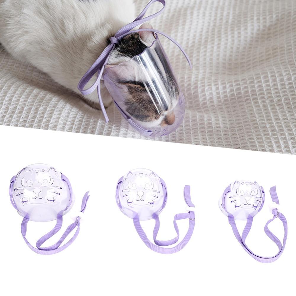 3PCS Breathable Dogs Cats Muzzle Anti Bite Muzzle for Bathing Injections Grooming