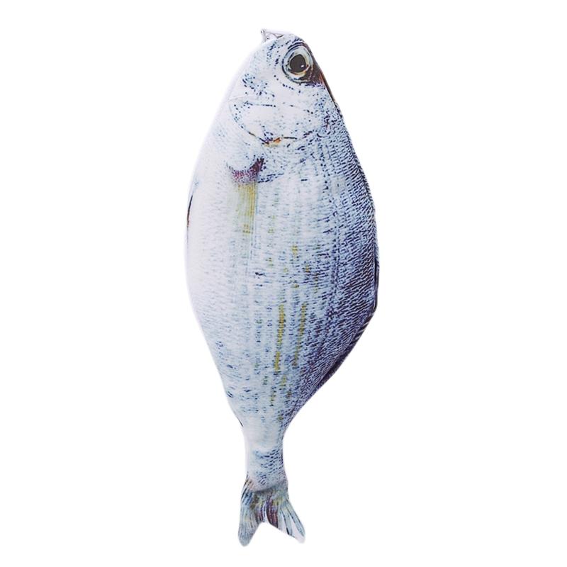 Креативный Каваии Корейский Стиль Пенал Сумка в Форме Рыбы Портативный Школьный Стационарный Бокс для Макияжа