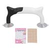 Лоскутный захват для линейки Пластиковый внешний вид кошки Присоски Ручка для линейки с 30 шт. Нескользящей резины