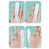 Finger Bandage Tubular Bandage Dressings Finger Cots White Finger Stall Cotton Finger Support Splint for Work Kitchen Finger Protection
