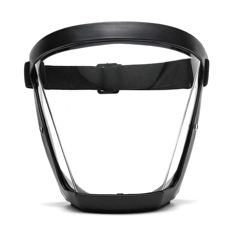 Рабочая защитная маска Прозрачная защитная маска для лица Защитная противотуманная противопылевая домашняя кухонная утварь Полнолицевая маска