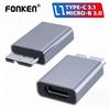 FONKEN Type C 3.1 To Micro B 3.0 Adapter Type C Female To Micro B Male Fast Charge for External Portable SSD HDD