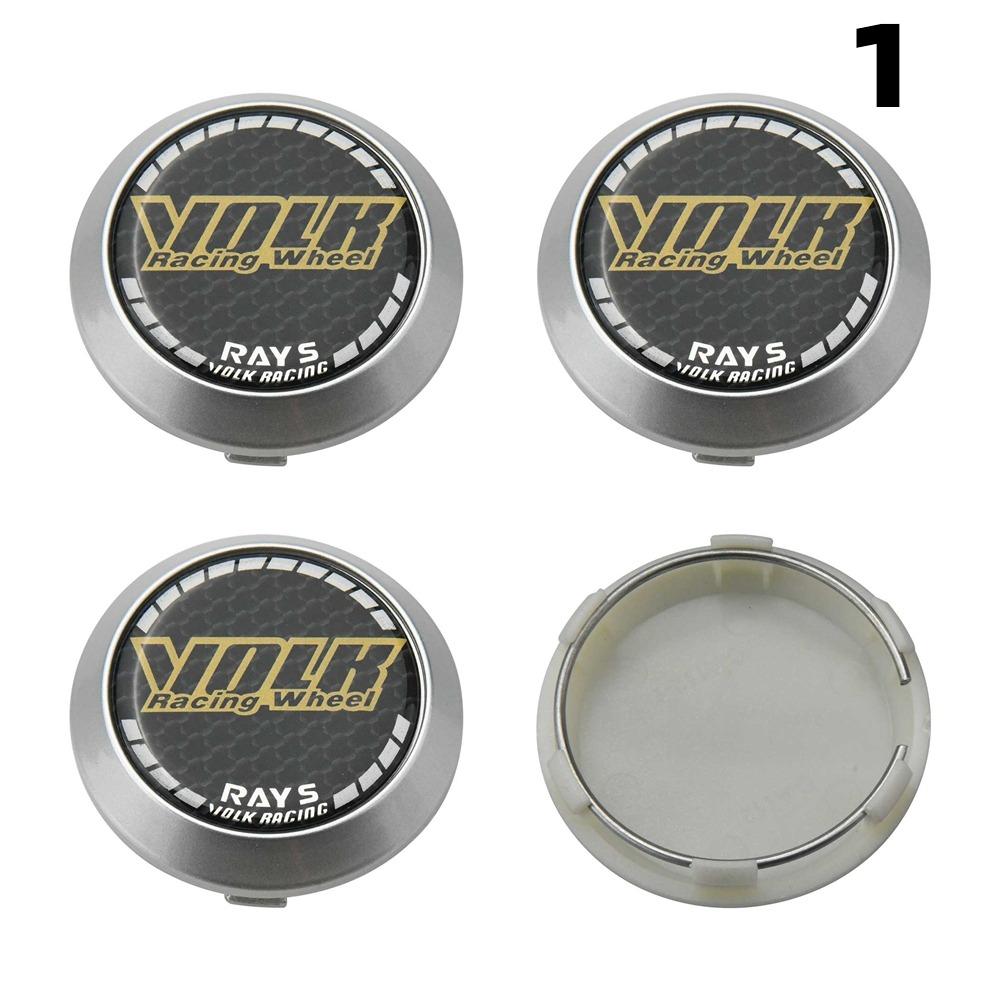 DBS3 4PCS New 64MM OD / 60MM ID Cap For Rims RAYS VOLK VR GRAM Emblem Wheel Center Cap Sport Car Logo Wheel Cover Hub caps