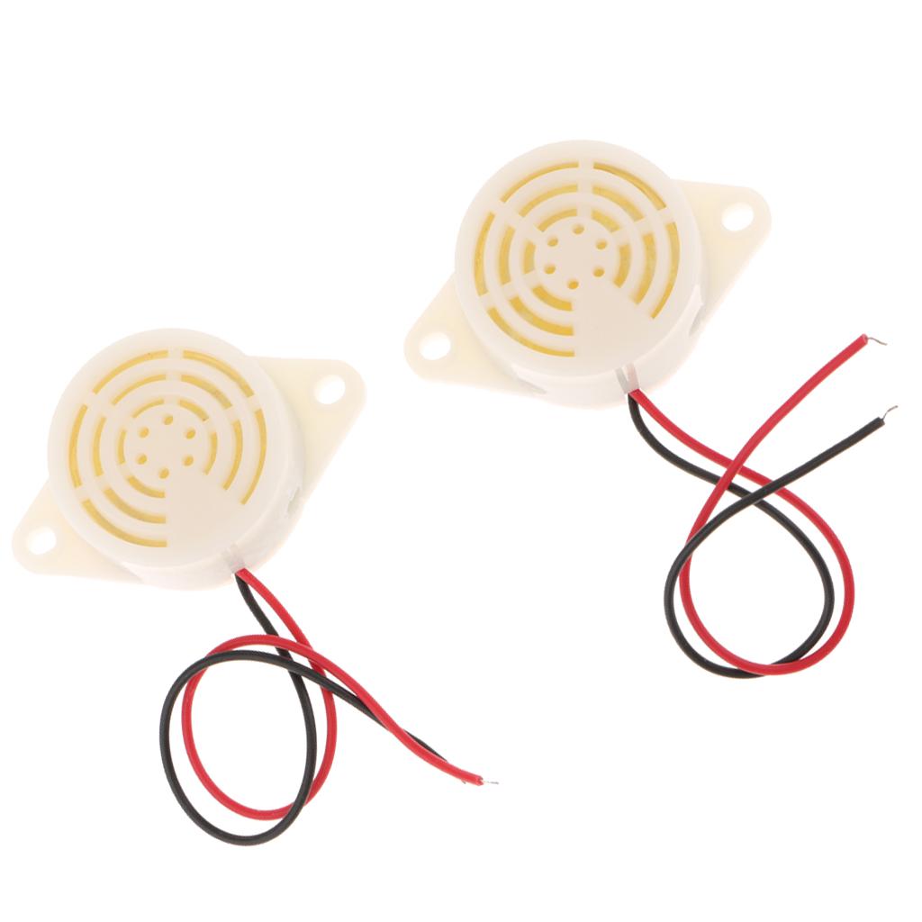 2PCS SFM27 DC 324V 95DB Intermittent Beep Alarm Electronic Buzzer Sounder