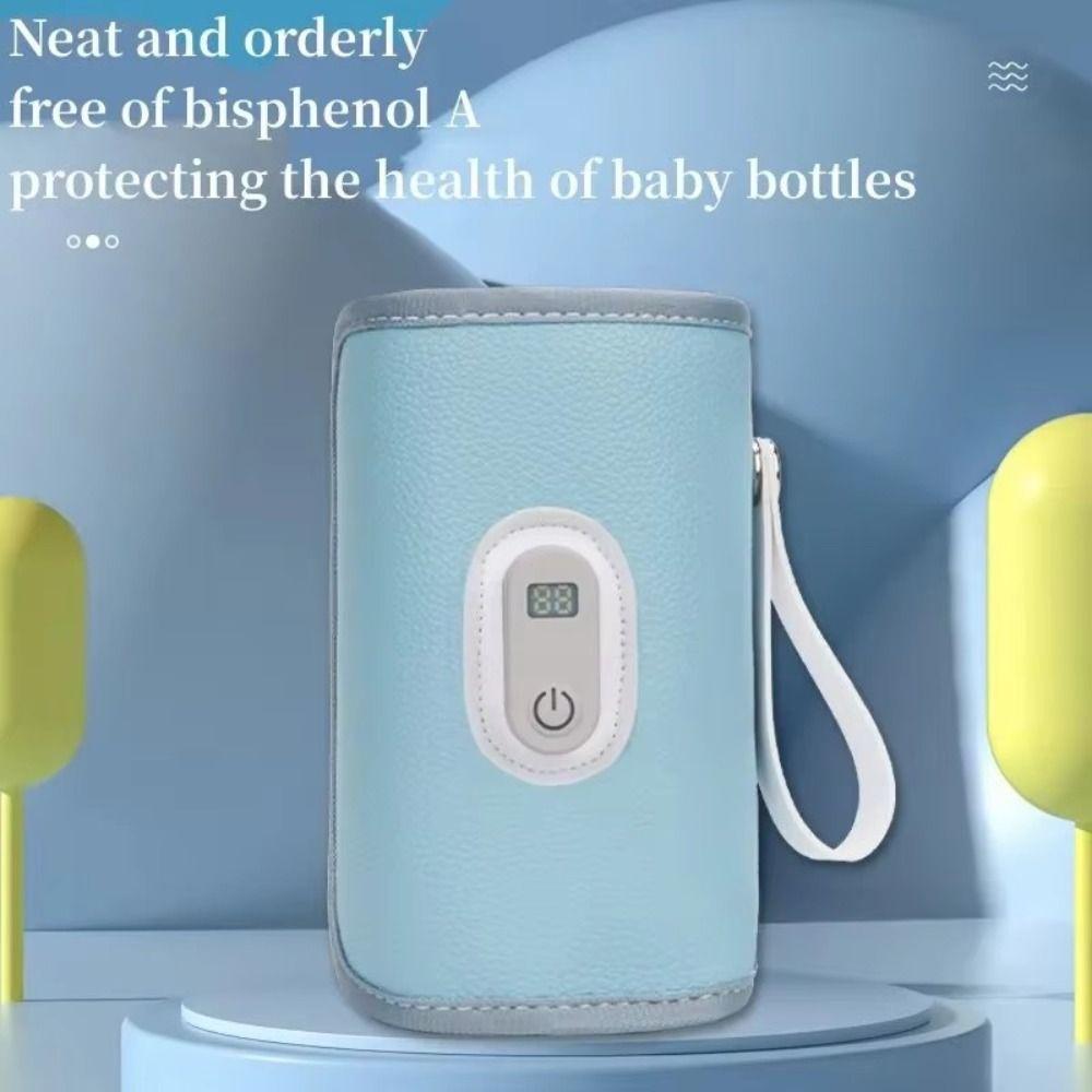 Digital Milk Bottle Insulation Cover 5 Levels Bottle Thermal Heater Baby Bottle Warmer  Newborn