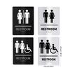 Modern Styles Toilet Door Signs for Male and Female for Various Decoration In Offices and Restaurants