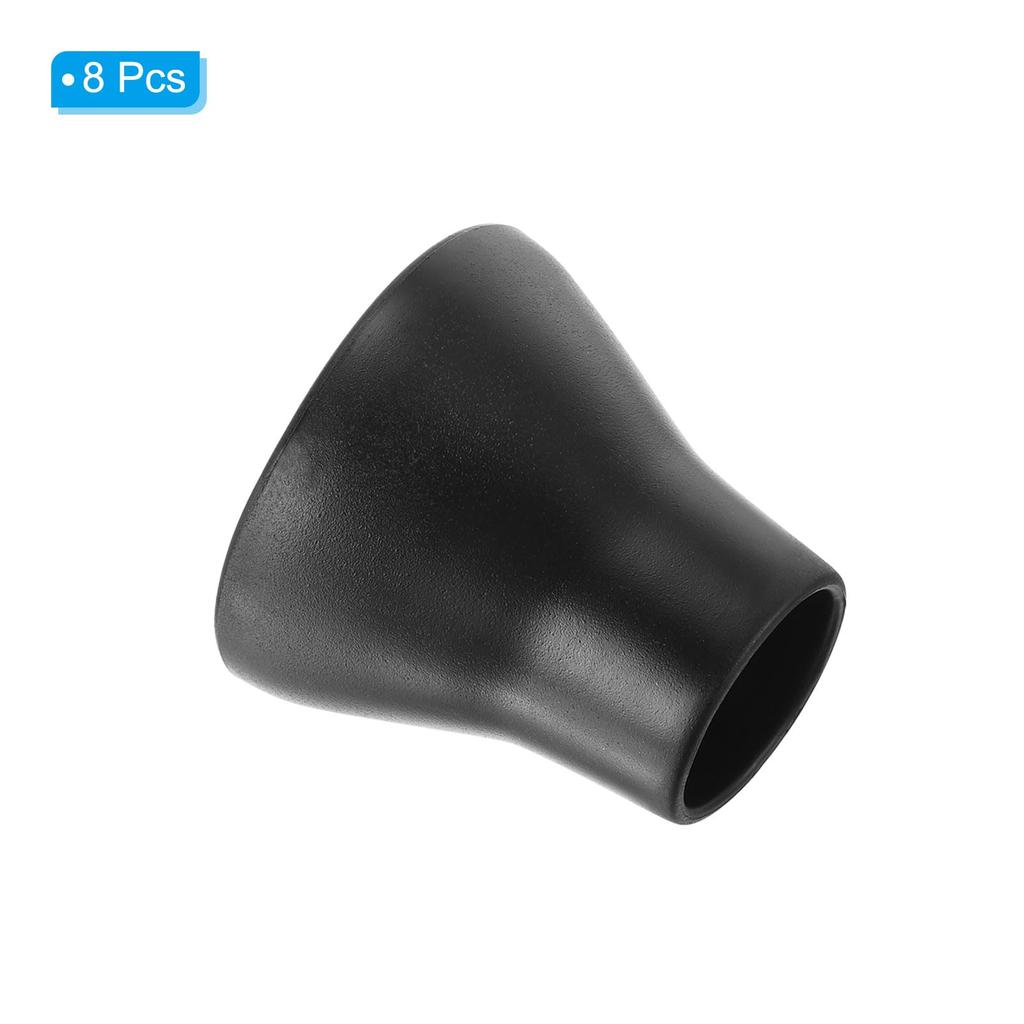 PATIKIL 8 предметов для извлечения мячей для гольфа, резиновая ручка-паттер с присоской, задняя часть для пикера, верхняя трубчатая ручка, черная