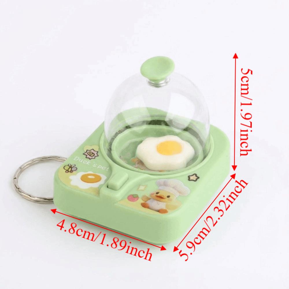 Fun Clicker Mini Egg Flipper Keychain Anxiety Relief Stress Relief Clicker Pendant Gift