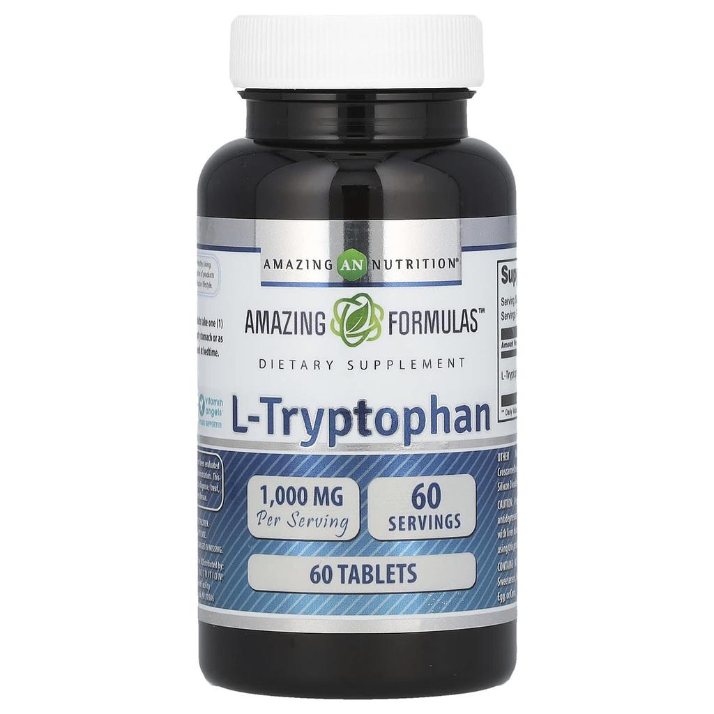 L-Tryptophan, 1,000Mg, 60 Tablets