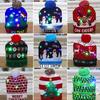 LED Light-Up Knitted Christmas Hat for Adults & Kids - Festive Party Accessory
