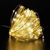 10Pcs/lot Battery Included LED Copper Wire String Lights 2M 20LEDs Christmas Garland Fairy Lights For Party Wedding DIY Decor