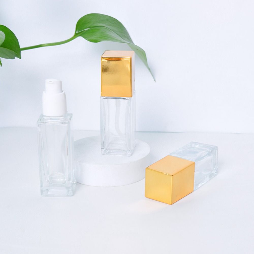 Mini Perfume Lotion Pump Bottle Liquid Foundation Bottle Empty Refillable Bottle Cosmetic Container