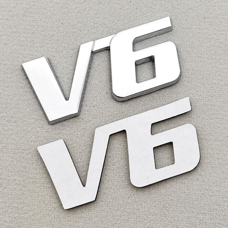 3D Metal Car Sticker Logo 4WD V6 V8 LIMITED Fender Side Badge Rear Trunk Emblem For Toyota LC150 LC200 4Runner Tundra Accessorie
