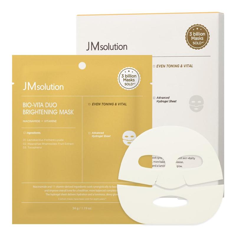 [JM Solution] Bio-Vita Duo Brightening Mask 34g*4EA