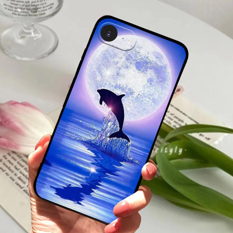 For Apple iPhone 16e Case Cool Animals Soft Silicone TPU Phone Cover For iPhone SE4 Back Covers Bumper Protector Fundas Bag Para