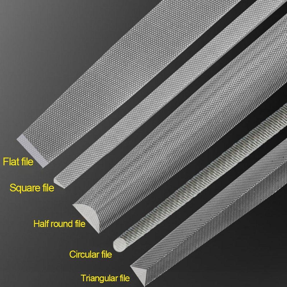 Flat/Semicircle/Triangle/Circle/Square Steel Files 6/8 Inch Hand File Sharpener  Wood