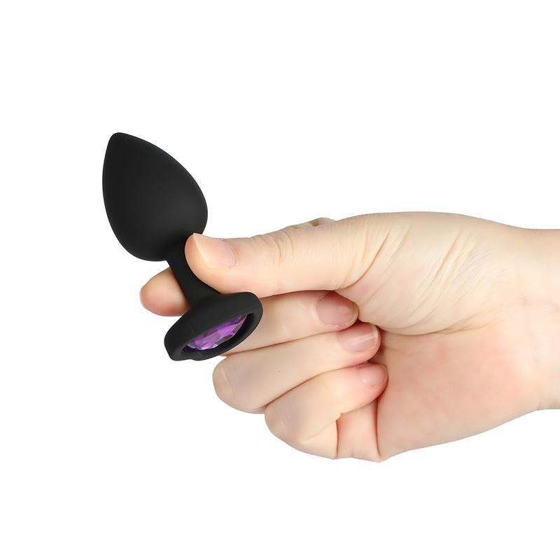 Силиконовые анальные пробки унисекс, ювелирные изделия с кристаллами, анальные пробки с сильной присоской, наборы для расширения ануса