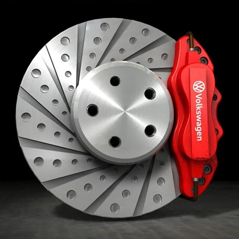 Для VOLKSWAGEN VW 6 шт. Автомобильные наклейки на суппорты, стайлинг кузова для Volkswagen Touareg Jetta Scirocco Beetle Tiguan Golf Passat