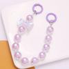 Подвесной шнур, цепочка для сумки с бусинами, нить из бусин, бантик, ремешок для телефона, универсальный ремешок для сумки, для женщин
