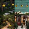 Outdoor Solar Retro Flame Lamp Garden Simulation Outdoor Garden Landscape Villa Waterproof Decorative Hanging Lantern