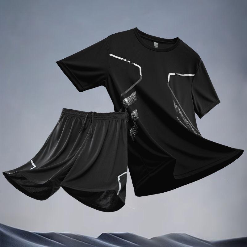 Женская быстросохнущая футболка для фитнеса из ледяного шелка на лето - Топ с коротким рукавом для баскетбола и бега.