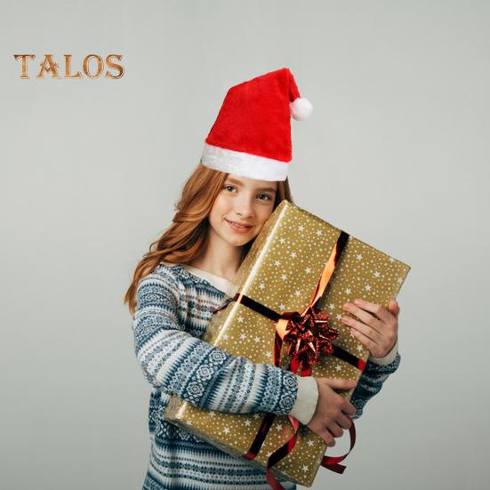 Шапка Санты с белым плюшевым шариком, рождественский праздничный костюм, мягкая бархатная рождественская шапка для рождественских вечеринок, семейных посиделок