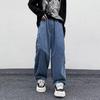 2023 Мужские прямые свободные повседневные джинсы на весну и осень