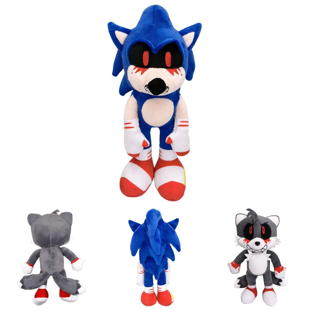 Sonic Exe Plush Toy Evil Blood Soft Stuffed Doll Spirits Of Hell For Kids