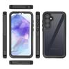 Shockproof Waterproof TPU Phone Case Galaxy A55 5G Outdoor Sports Full Coverage Protective Cover Black