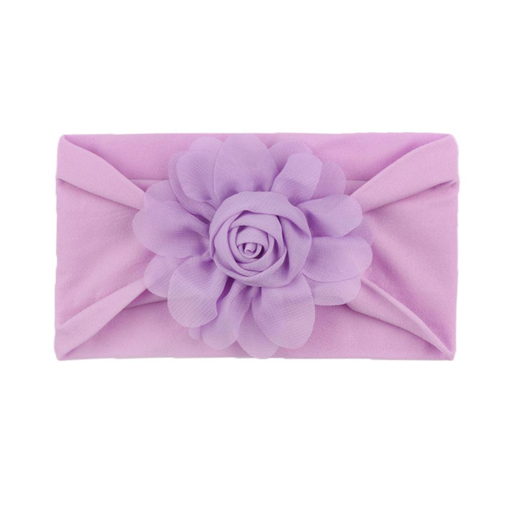 Детские нейлоновые повязки на голову, резинки для волос с бантом, аксессуары для волос для маленьких девочек, новорожденных, детей ясельного возраста