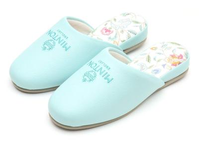 Тапочки Minton с цветочным принтом Haddon Hall (зеленый)