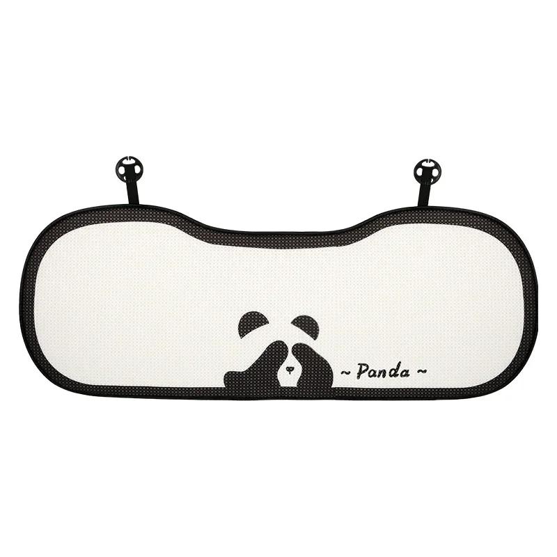 Universal Panda Car Seat Cushion Full Set Fashion Breathable Universal Seat Cushion Cover Anti Slip Panda Interior Accessories