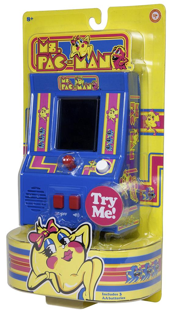 Basic Fun Mini Arcade Game 09614 Genuine Product Ms. Pac-Man