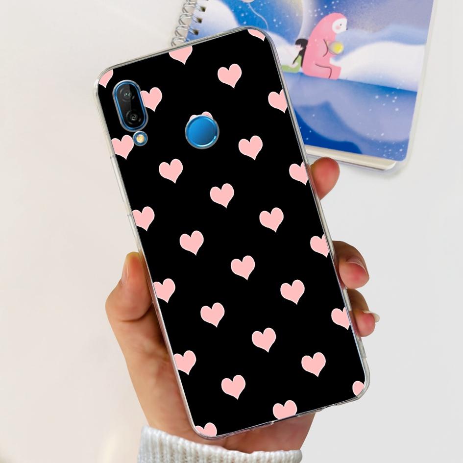 Чехол для Huawei P20 Lite Чехол Милый Астронавт Мультяшный Тонкий Прозрачный Мягкий Силикон Задняя Крышка Телефона Для Huawei P20Lite ANE-LX2 Funda