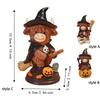 Detailed Craftsmanship Resin Cow Ornament Farmhouse Halloween Decoration  Tabletop Decoration