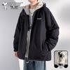 Snoopy Men's Reversible Lamb Wool Winter Jacket