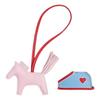 HERMES Rodeo Milo Lambskin Bag Charm Bag Merch Small Unisex Bright Red & Sky Blue & Soft Pink H086714CAAA