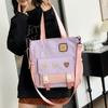 Large Capacity Student Class Bag Portable Crossbody Bag Cute Women's Shoulder Bag