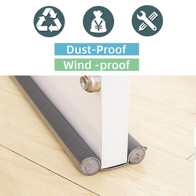 Flexible Door Bottom Sealing Strip Sound Proof Noise Reduction Door Stopper 93Cm
