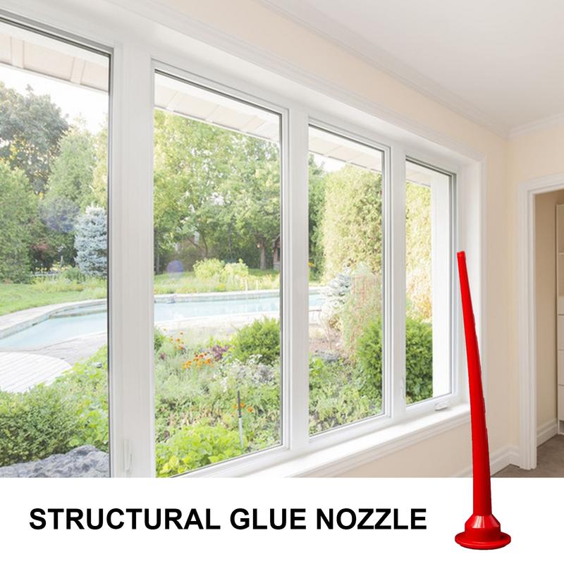 Пластиковая насадка для герметика Аппликатор для герметика типа «колбаса» Инструмент для удлинения герметика Изогнутая насадка для герметика Длинная насадка для герметика